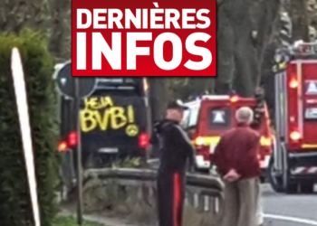 Allemagne : Le bus de l&rsquo;équipe Dortmund visé par plusieurs explosifs. Un joueur blessé et le match de ce soir reporté