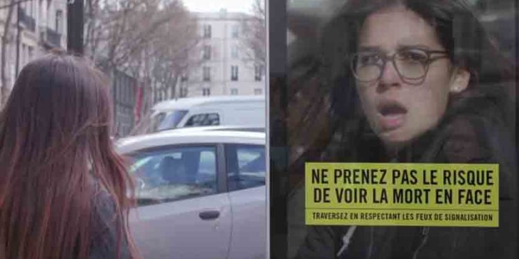 La caméra cachée très réussie et en même temps très préventif de la sécurité routière