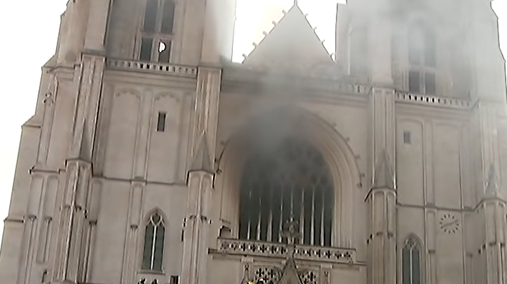 Nantes. Un incendie se déclare dans la cathédrale. L’enquête se poursuit