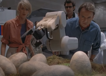 Capture Youtube Alan, Ellie, Ian Jurassic Park 1