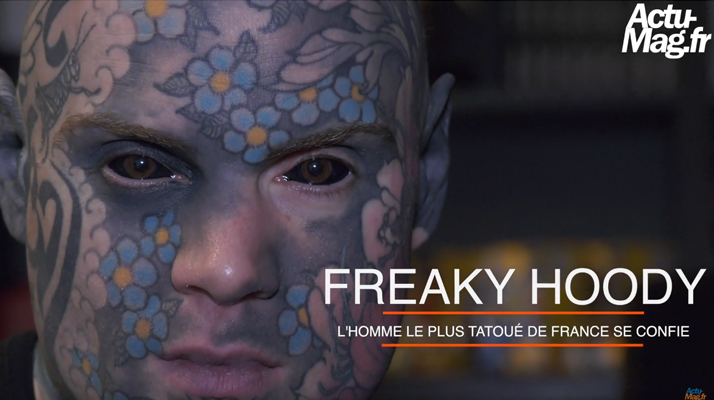 (Reportage) Freaky Hoody : L&rsquo;enseignant le plus tatoué de France se confie