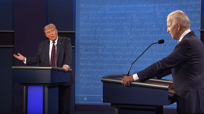 Présidentielle américaine : face à face tendu entre Donald Trump et Joe Biden