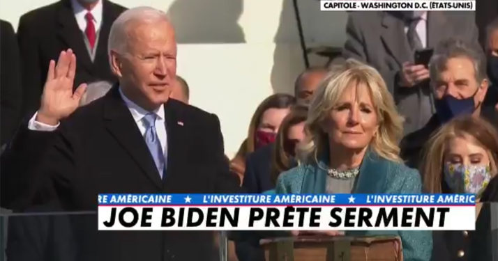 Revivez l’investiture de Joe Biden, élu officiellement nouveau président des États-Unis