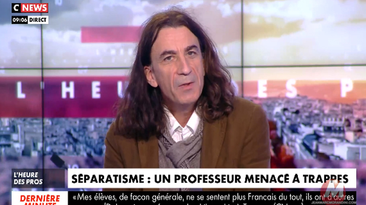 Didier Lemaire, professeur de philo à Trappes vit sous escorte policière pour avoir défendu Samuel Paty