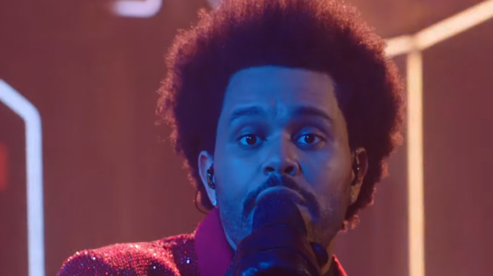 Super Bowl LV 2021. Revivez la performance du chanteur The Weeknd
