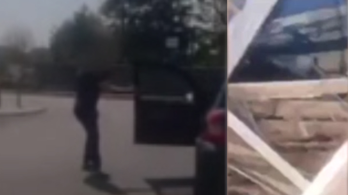 Vidéo choc : France. Un automobiliste fonce volontairement sur une famille après avoir été surpris en train de photographier les enfants