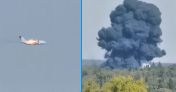Russie : un avion militaire se crash avec trois personnes à bord