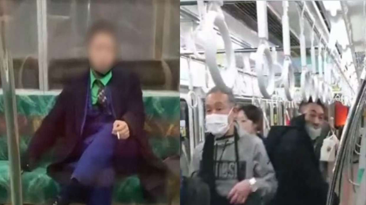Halloween. Une attaque au couteau dans un train de Tokyo fait 17 blessés dont un grave : l&rsquo;assaillant était déguisé en joker