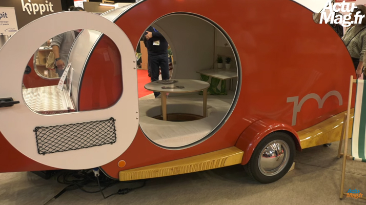 MIF Expo 2021 : Zoom sur la mini caravane MyDrop créer de toute pièce par une jeune femme originaire du Tarn