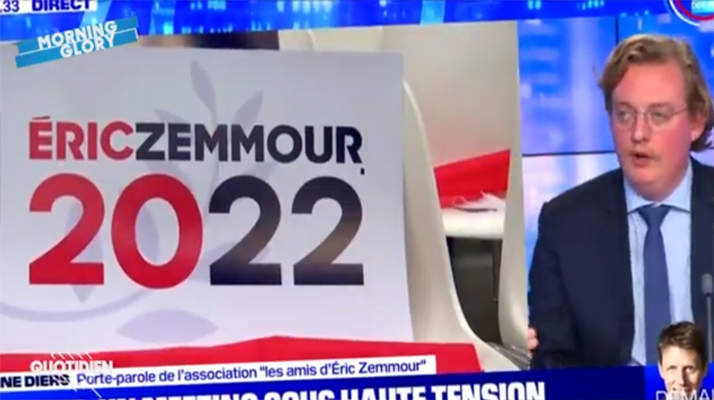 L&rsquo;acteur Jean-Paul Rouve insulte le directeur adjoint de campagne d&rsquo;Eric Zemmour de « fin de race » alors qu&rsquo;il pensait que son micro était éteint dans l&rsquo;émission Quotidien