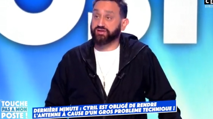 TPMP. Cyril Hanouna contraint de rendre l&rsquo;antenne après un important problème technique sur C8