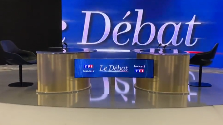 Présidentielle 2022 : Le plateau du débat de l&rsquo;entre-deux tours entre Marine Le Pen et Emmanuel Macron dévoilé