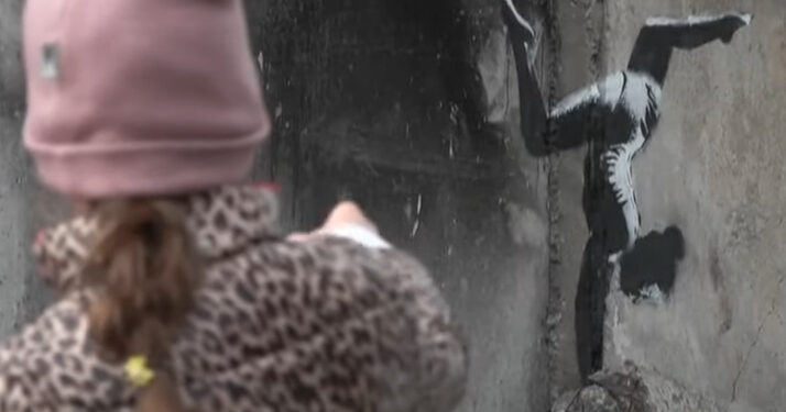 Banksy en Ukraine : des semis de révolte et de poésie au milieu du chaos