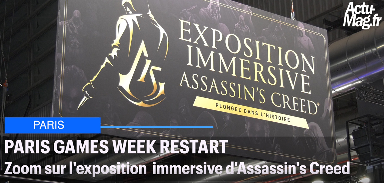 Paris Games Week 2022 : (Vidéo) découverte de l&rsquo;exposition immersive sur le stand Ubisoft