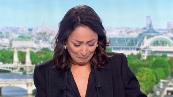 Mort de Pascal Josèphe. Les larmes de la journaliste Leïla Kaddour qui ne peut contenir son émotion au journal de 13 heures sur France 2