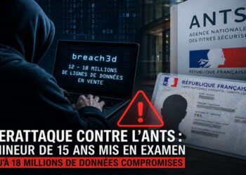 Cyberattaque contre l’ANTS : un mineur de 15 ans mis en examen dans une fuite massive de données