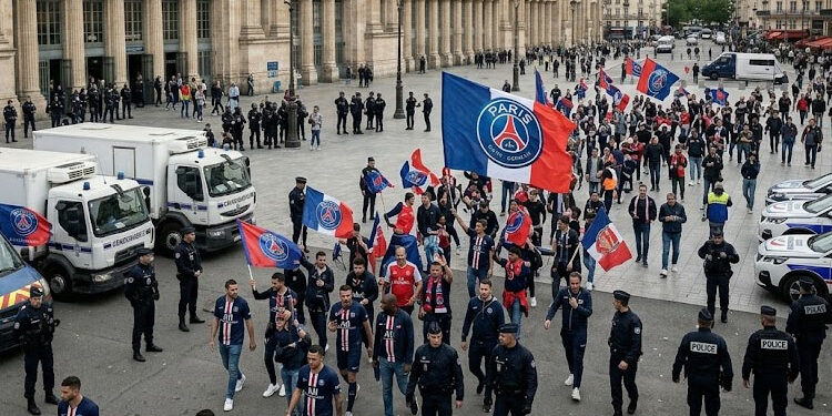 Finale PSG-Arsenal : 8 000 policiers et gendarmes mobilisés à Paris, sécurité renforcée dans les gares