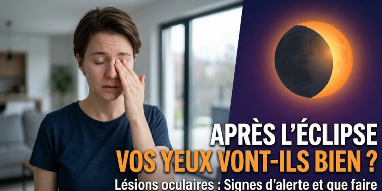Éclipse du 12 août : symptômes et démarches si vous craignez des lésions oculaires